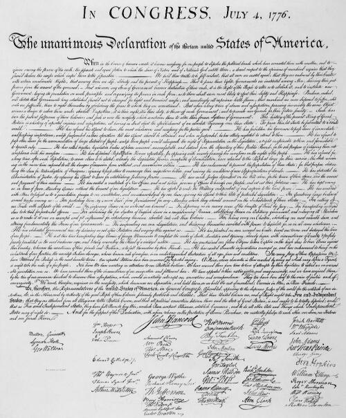 U S Declaration of Independence
